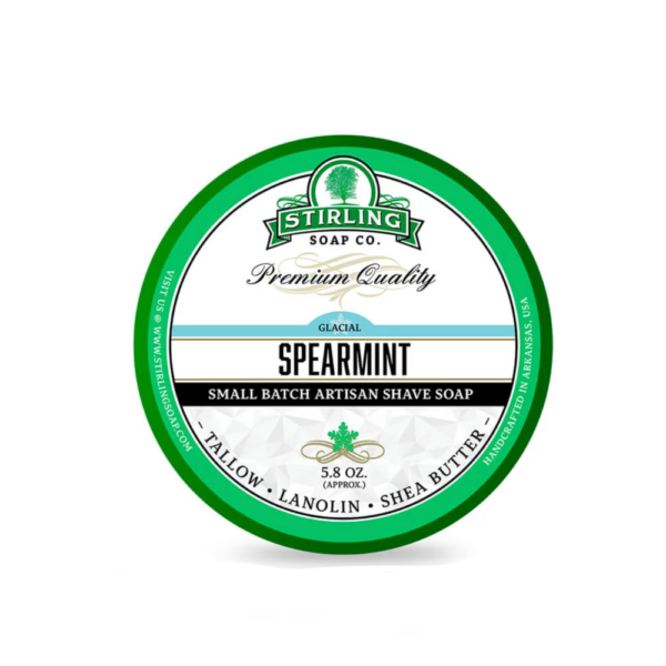 spearmint shaving soap