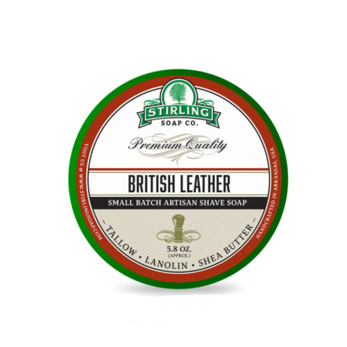 british leather soap