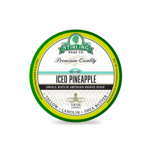 iced pineapple shaving soap