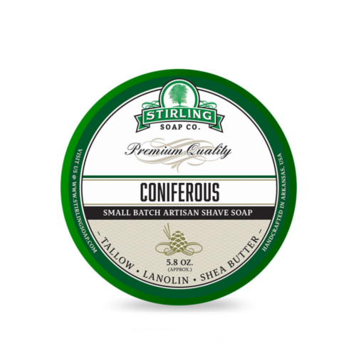 coniferous shaving soap