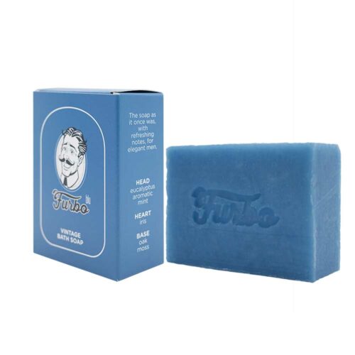 vintage blu bath soap furbo